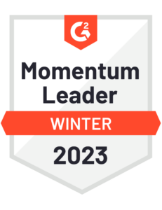G2 Momentum Leader Winter 2023