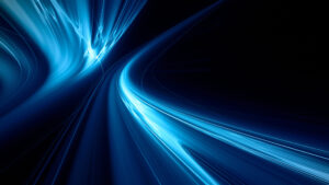 abstract blue on black background