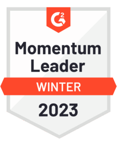 G2 Momentum Leader Winter 2023